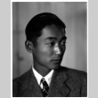 Portrait of Frank Miwa in a suit (ddr-densho-475-105)