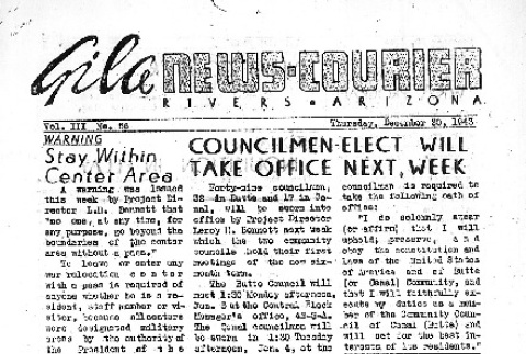Gila News-Courier Vol. III No. 56 (December 30, 1943) (ddr-densho-141-210)