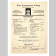 Bulletin of the First Congregational Church, 1943 June 20 (ddr-csujad-20-26)