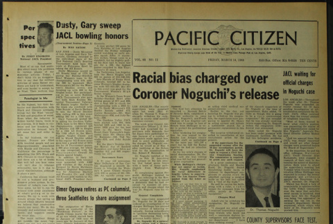 Pacific Citizen, Vol 68, No. 11 (March 14, 1969) (ddr-pc-41-11)