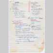 Walter Tanaka interview notes (ddr-densho-1007-994)