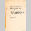 Poem from German internee at Crystal City Department of Justice Internment Camp (ddr-csujad-55-1386)