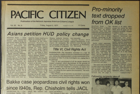 Pacific Citizen, Vol. 85, No. 6 (August 5, 1977) (ddr-pc-49-30)
