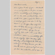 Letter from Ben to Tomoye and Henri Takahashi (ddr-densho-410-196)
