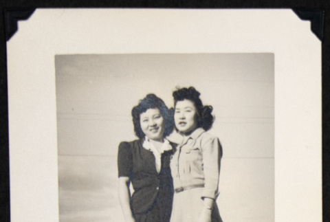 Two women on a path (ddr-densho-542-712)