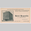 Hotel Reynolds flyer (ddr-densho-483-62)
