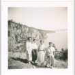 Four women at a cliff side (ddr-densho-430-158)