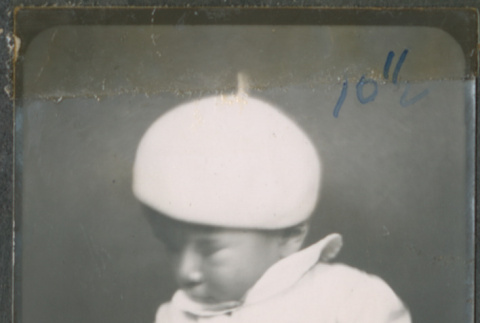 Baby in white beret (ddr-densho-483-624)
