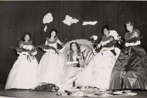 Miss Hawaii 1961 and her court (ddr-njpa-2-995)