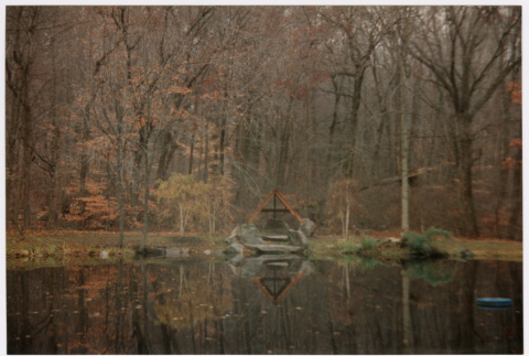 Gazebo from across the pond (ddr-densho-377-2456)