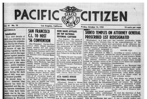 The Pacific Citizen, Vol. 41 No. 16 (October 14, 1955) (ddr-pc-27-41)