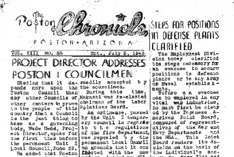 Poston Chronicle Vol. XIII No. 26 (July 3, 1943) (ddr-densho-145-352)