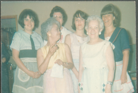 Group of women in aprons (ddr-densho-523-533)