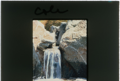 Waterfall at the Cole project (ddr-densho-377-399)