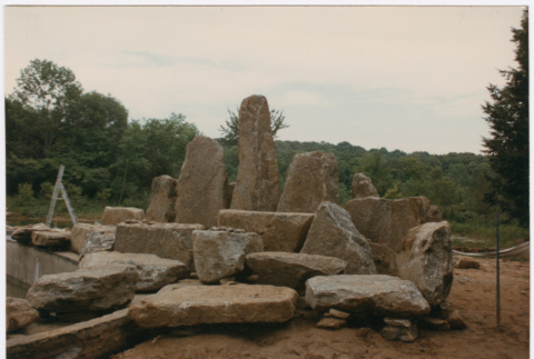 Rock feature under construction (ddr-densho-377-1946)