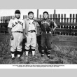 Three men in baseball uniforms (ddr-ajah-5-97)