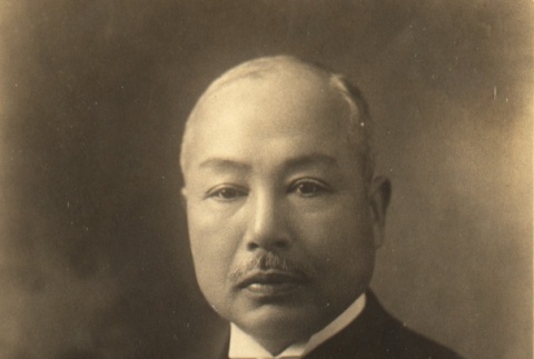 Portrait of Fusajiro Abe (ddr-njpa-4-1)