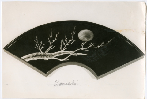 Postcard of decorated tray (ddr-densho-534-55)