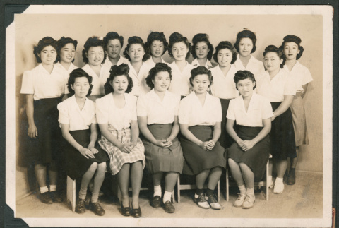 Group portrait of young women (ddr-densho-550-249)