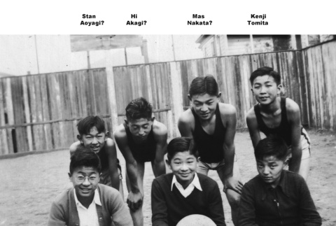 Seven boys with basketball (ddr-ajah-3-227)