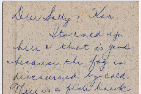 Postcard from George and Kitty (Lockwood) to Sally and Kaneji Domoto (ddr-densho-329-1173)