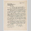 Letter to Rev. Robert Inglis from T. Mizuno (ddr-densho-498-40)