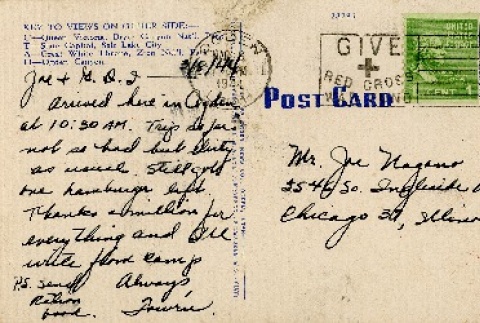 Postcard to a Nisei man from his brother (ddr-densho-153-178)