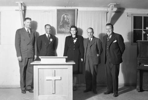 Men and women inside a Christian church in camp (ddr-fom-1-98)