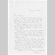 Letter from Michi Weglyn to Frank Chin, February 17, 1988 (ddr-csujad-24-16)