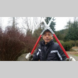 Tuesdays in the Garden, Aldo Chan clipping hedges (ddr-densho-354-2448)
