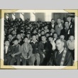 Congregation inside the Manzanar Buddhist Church (ddr-manz-4-122)