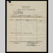 Inter-office transmittal government bill of lading, WRA-TL 195, George Hideo Nakamura (ddr-csujad-55-2399)