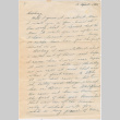 Letter from Alvin Uchiyama to Kathleen Koga Uchiyama (ddr-densho-406-97)