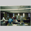 Group standing in office (ddr-densho-426-387)