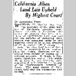 California Alien Land Law Upheld By Highest Court (May 11, 1925) (ddr-densho-56-395)