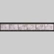 Negative film strip for Farewell to Manzanar scene stills (ddr-densho-317-58)
