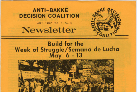 Anti-Bakke Decision Coalition Newsletter Vol. 1, No. 3 (ddr-densho-444-48)