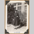 Woman outside a building (ddr-densho-542-187)