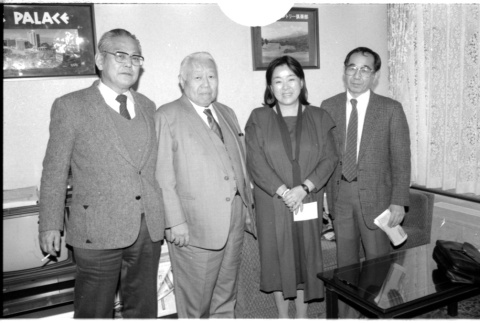 Barry Saiki, Masaru Ogawa, Loni Ding, and one other (ddr-densho-1007-1183)