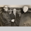 Philip L. Rice being congratulated by Edward A. Towse and Ingram Stainback (ddr-njpa-2-1093)