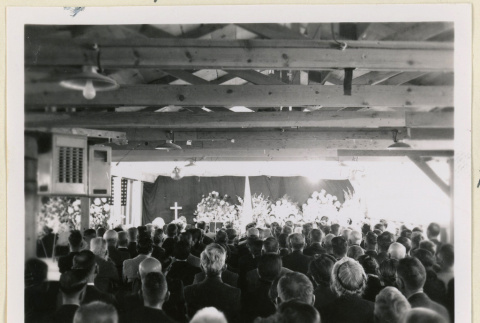 Memorial service for Pvt. Henry Rondo (ddr-densho-37-1765)