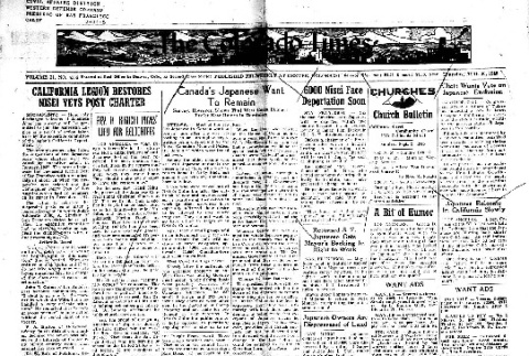 Colorado Times Vol. 31, No. 4356 (August 30, 1945) (ddr-densho-150-68)
