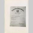 Joseph Tsujimoto's honorable discharge (ddr-densho-37-1360)