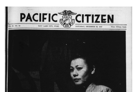 The Pacific Citizen, Vol. 25 No. 24 (December 20, 1947) (ddr-pc-19-51)
