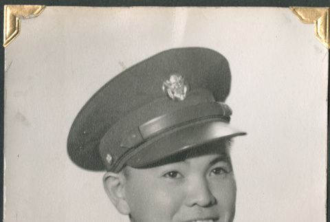 Portrait of man in uniform (ddr-densho-434-276)
