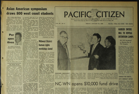 Pacific Citizen, Vol 68, No. 4 (January 24, 1969) (ddr-pc-41-4)