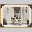 Girls on building steps (ddr-densho-542-195)