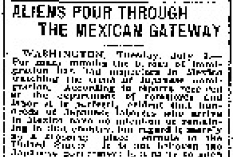 Aliens Pour Through the Mexican Gateway (July 2, 1907) (ddr-densho-56-91)