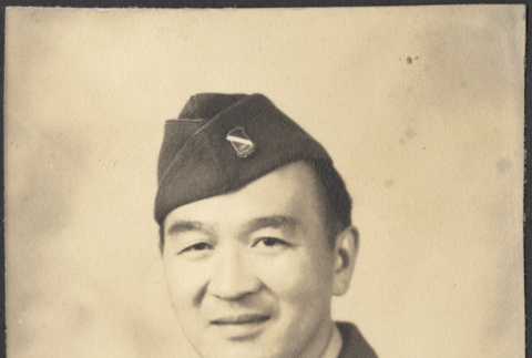 Portrait of man in uniform (ddr-densho-523-151)