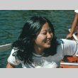 Julia Murata in a boat (ddr-densho-336-1136)